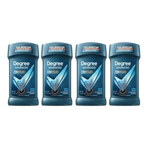 Degree - Advanced Cool Rush (2.7 oz) - 4 Pack 72H Protection